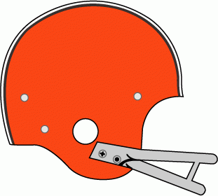Cleveland Browns 1961-1974 Helmet iron on transfers for clothing